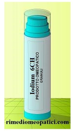 Iodima Iodium, uso omeopatico, Iodium omeopatico